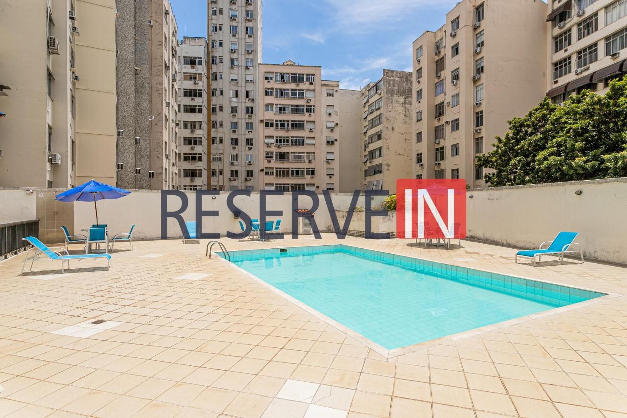 Apartamento Flat Copacabana - área De Lazer E Varanda *